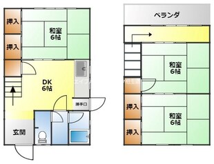 山手メゾネットの物件間取画像